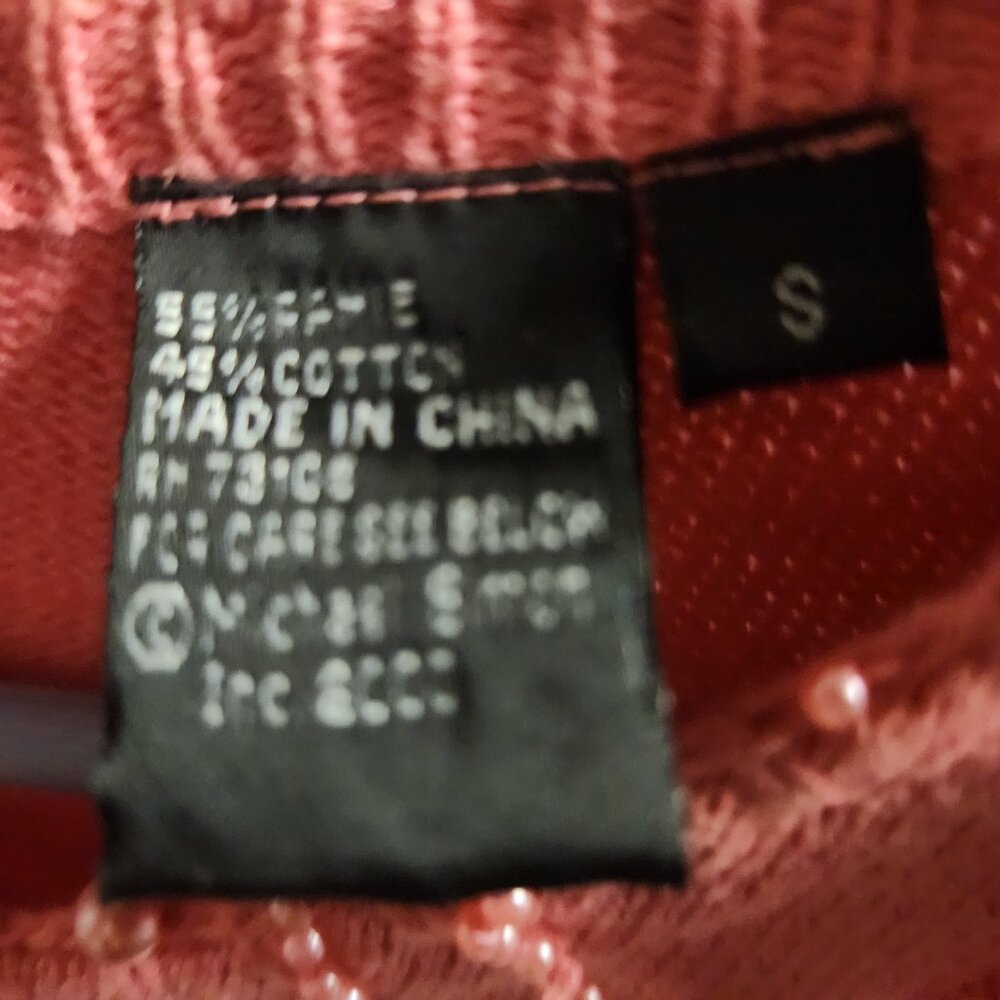 Designer Valentine Sweater- Michael Simon -Pink Hearts - Picture 6 of 9